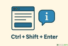 Ctrl + Shift + Enter