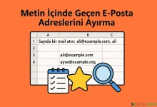 Metin İçinde Geçen E-Posta Adreslerini Ayırma