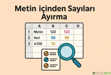 Metin İçinden Sayıları Ayırma